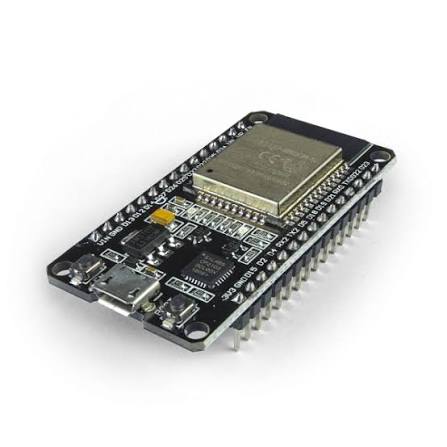Placa de desenvolvimento ESP32 usada no projeto IFORG